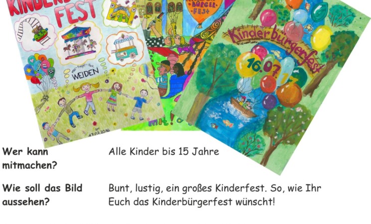 Malwettbewerb für Kinderbürgerfest