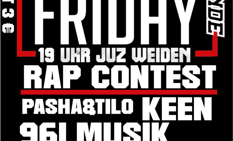 RAP FRIDAY am 12.07.19 im JuZ!